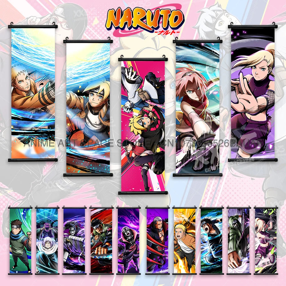 Naruto Anime Poster Wall Art Scroll