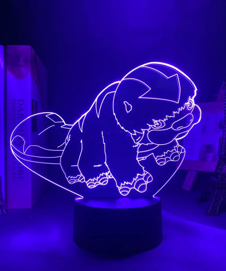 Anime Avatar The Last Airbender  3D LED Lamp Aang Zuko Iroh Toph Beifong Suki Figure Nightlight  for Kids Child Bedroom Decor