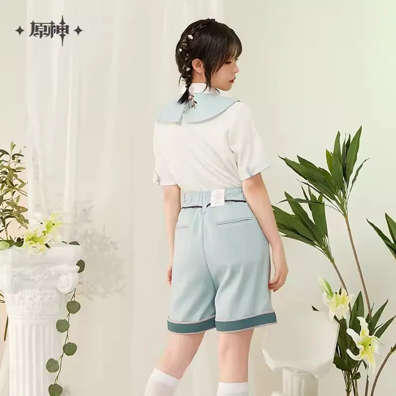 Game Anime GENSHIN IMPACT Venti Theme Show Casual Shorts Barbatos Pants