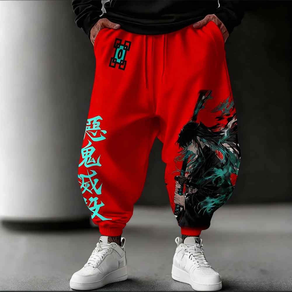 Demon Slayer Muichiro Joggers — Anime Print Sweatpants 3