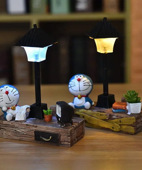 15cm Doraemon & Tinker Bell Night Light – Cute Anime Home Decor Gift