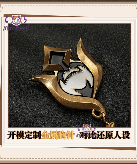 Aventurine Cosplay Costume Ten Stonehearts Uniform Honkai Star Rail  Hat Earrings Halloween Party for Women Men Props ManMeng