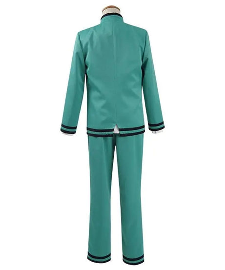 Saiki Kusuo Cosplay Set - Wig, Kostum, dan Aksesoris