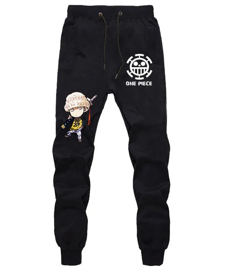 Students Casual Pants for Men and Women Summer Fashion Sports Breathable Cotton Pants Anime ONE PIECE Print Luxury Long Pants