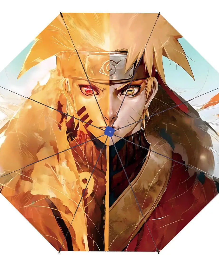 Naruto Umbrella Anime Personality Creative Fashion Sunscreen Student Fully Automatic Folding Umbrella Birthday Gift