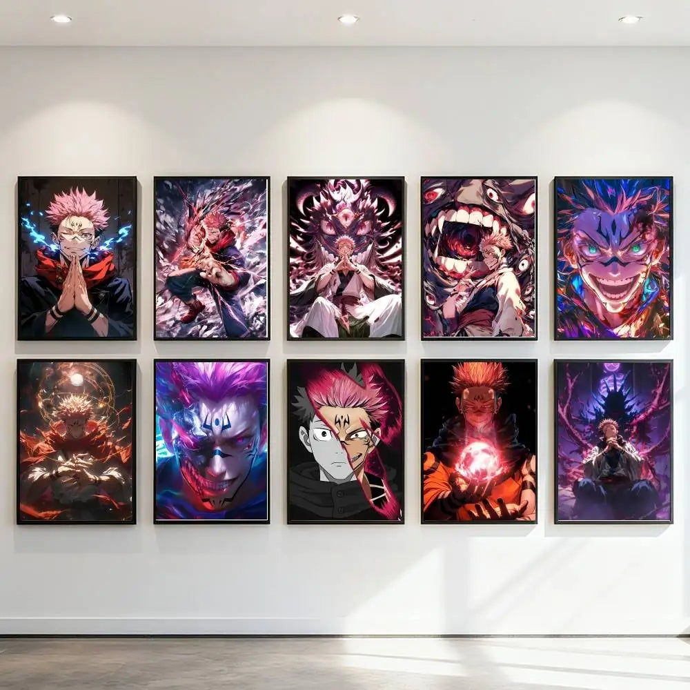 Anime Jujutsu Kaisen Ryomen Sukuna Poster Print – Wall Art Decor Poster 2
