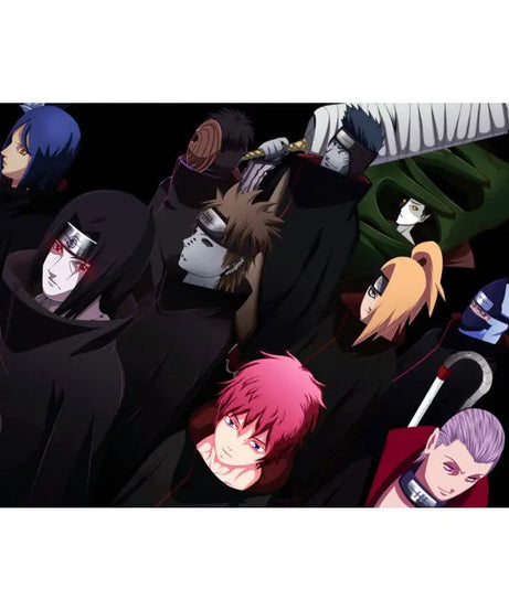 Naruto 3D Stereoscopic Wall Sticker Personality Naruto Student Dormitory Poster Wallpaper Self Adhesive Interior Decoration