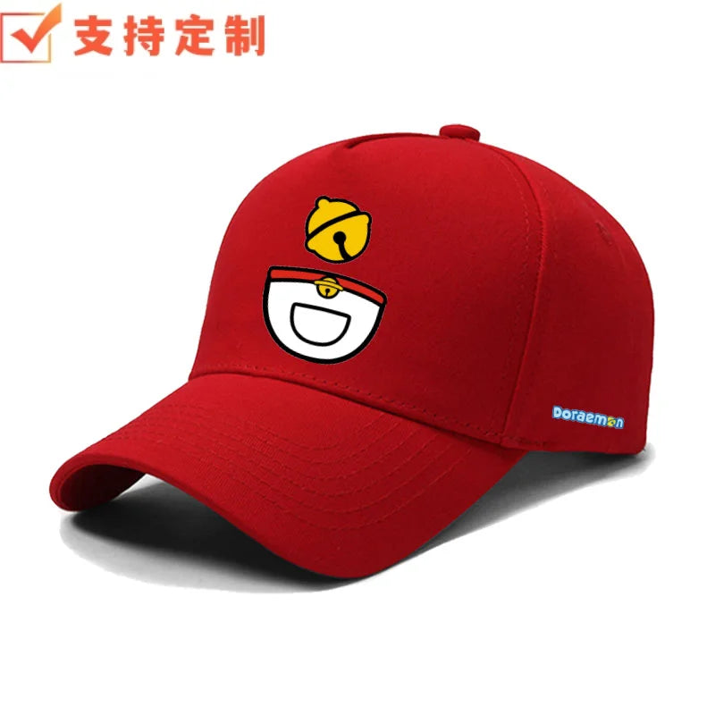 Doraemon machine cat little ding-dong anime outdoor leisure baseball cap sports sunshade sunscreen duckbill hat for men