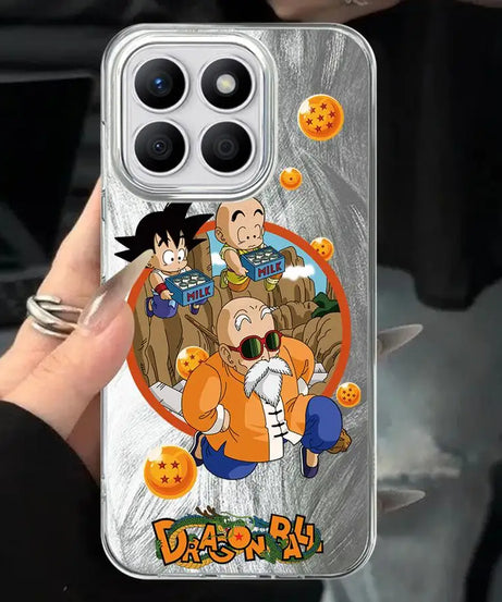 Black Soft Shell Phone Case for Honor X9c X9b X8c 200 Pro X9a X8a 200 400 Lite X7b X8b Cute Dragon Ball