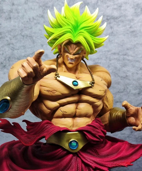 Dragon Ball JT 50cm Super Saiyan Broly Action Figures GK Assembly Model Kit Large Sculpture Desktop Ornament Anime Toy Boy Gift