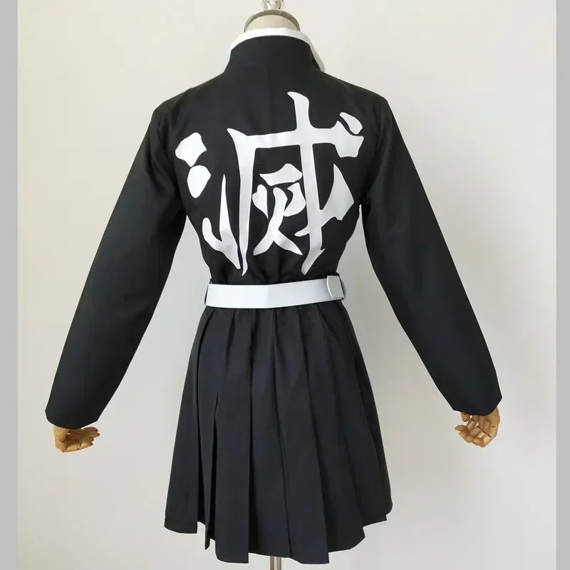 Anime Demon Slayer Mitsuri Kanroji Cosplay Costume – Uniform & Wig Set 3