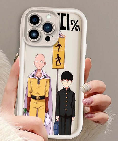 Mob Psycho 100 Anime Art Eye Ladder For Apple iPhone 15 14 13 12 11 XS XR X Pro Max Plus Funda Phone Case