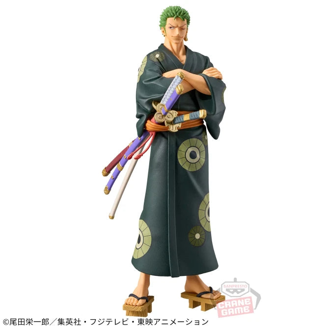 DXF THE GRANDLINE SERIES One Piece Wano Country Monkey D. Luffy Roronoa Zoro Sanji Bathrobe Ver. Anime Action Figures