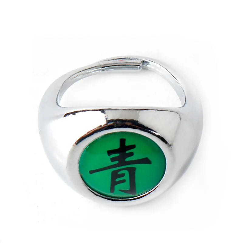 Anime Akatsuki Rings & Metal Necklace Pendant Set – Uchiha Itachi, Pain & Obito Accessories 3