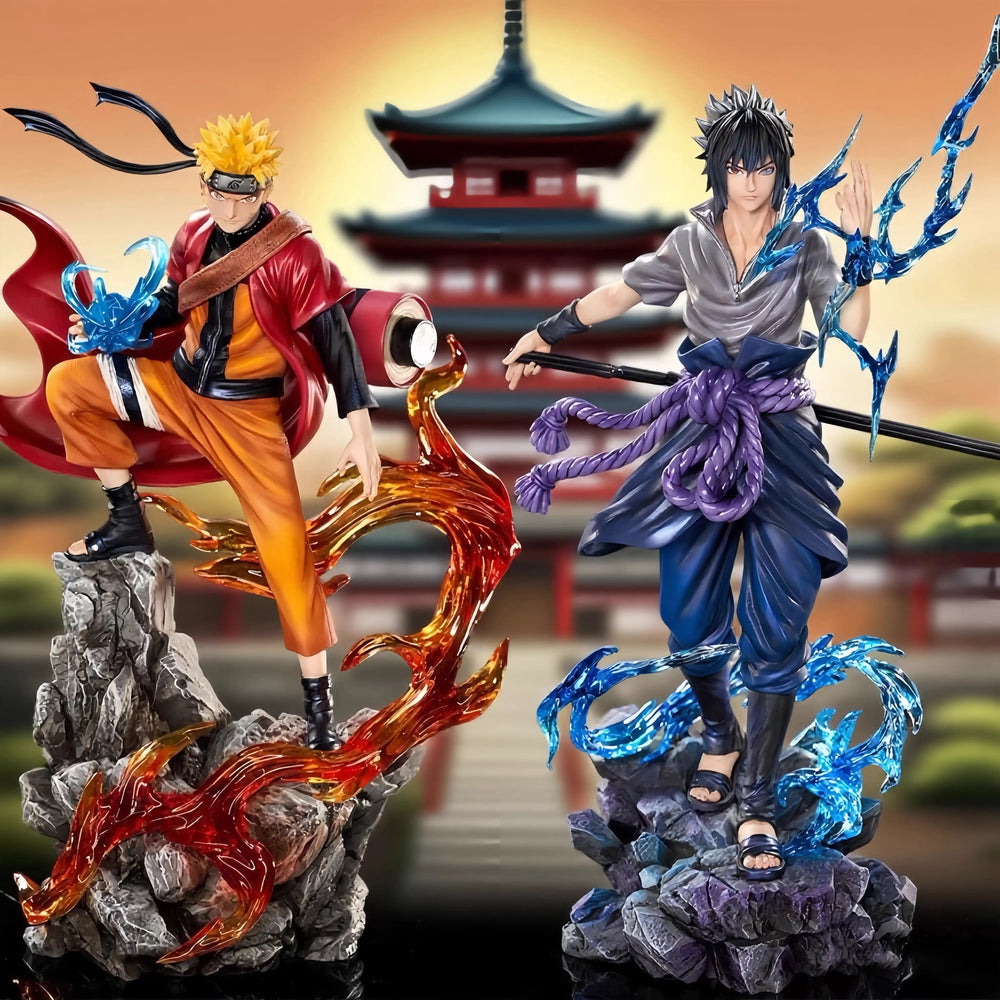 Naruto & Sasuke PVC Action Figure — 23cm Statue 3