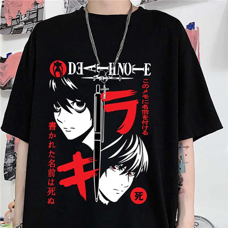 DEATH NOTE L T-SHIRT – SUMMER HARUJUKU