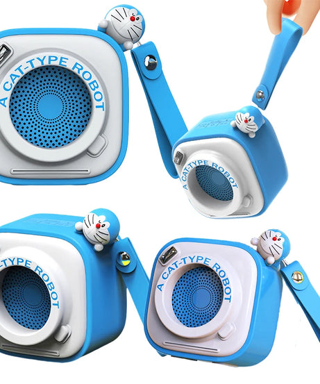 Doraemon Camera-Style Bluetooth Speaker – Portable Anime HIFI Sound Gift
