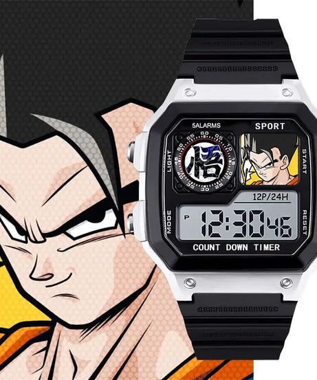 Goku Super Saiyan Kids Watch – Dragon Ball Waterproof Electronic Gift