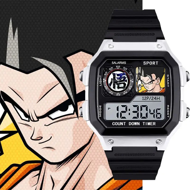 Goku Super Saiyan Kids Watch – Dragon Ball Waterproof Electronic Gift