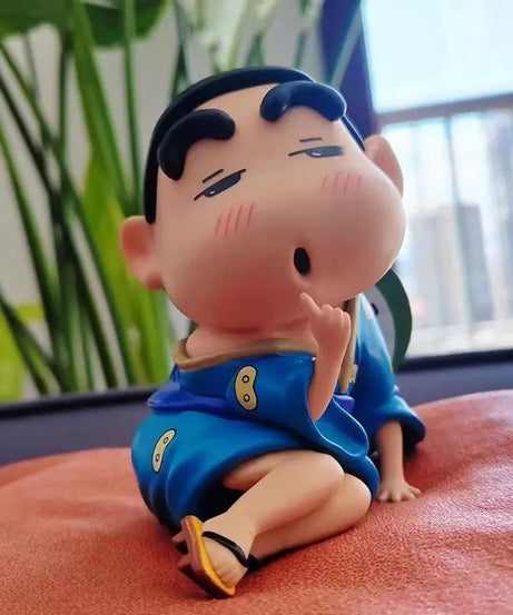Crayon Shin chan Cute Joke Anime Office Desktop Car Creative Cute Bedroom Decoration Doll Handmade Birthday Gift