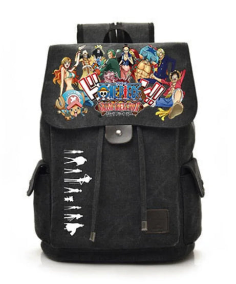 One Piece Anime Backpack Cosplay Luffy Unisex Students School Bag Large Capacity Bookbag Laptop Travel Rucksack Outdoor Bag