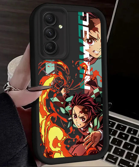 Anime Demon Slayer Phone Case For Samsung Galaxy A14 A15 S21 S22 S23 S24 FE Plus Ultra A25 A35 A52 A53 A54 A55 5G Cover