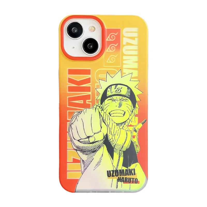 One Piece Luffy New Gear 5th Nika Laser Phone Case for iPhone 15 14 13 12 pro max 11 16 Men's Gift Back Cover