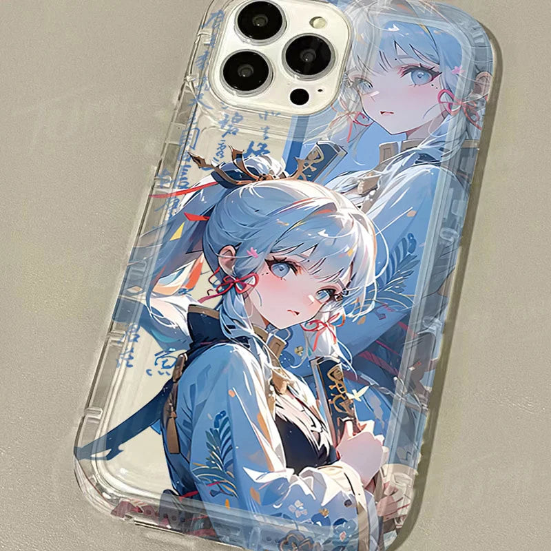 Genshin Impact Kamisato Ayaka Case for Samsung Galaxy A15 A55 A05 A05S A14 A24 A13 A23 A73 A12 A22 A32 A52 A52S A72 A31 A51 A71