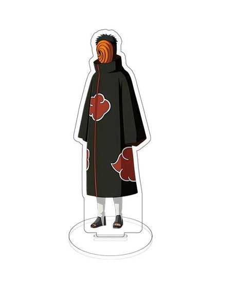 Anime Naruto Akatsuki Uchiha Itachi Stand Model Plate Acrylic Display Desk Decor Figure  Decoration Keychain Friends Gift