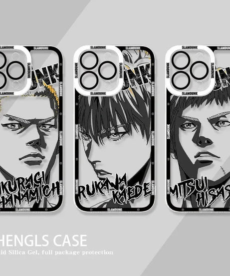 Anime Cool Slam Dunk Case For Xiaomi 13T 12T 11T 10T 14 13 12 11 Lite 5G NE POCO F6 X6 Pro X3 NFC X5 X4 GT F3 F4 F5 M6 M5S C65