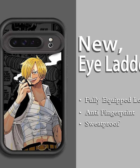 One Piece Eye Ladder Case – Shockproof Soft TPU Cover for Google Pixel 9–7A Pro/XL 5G