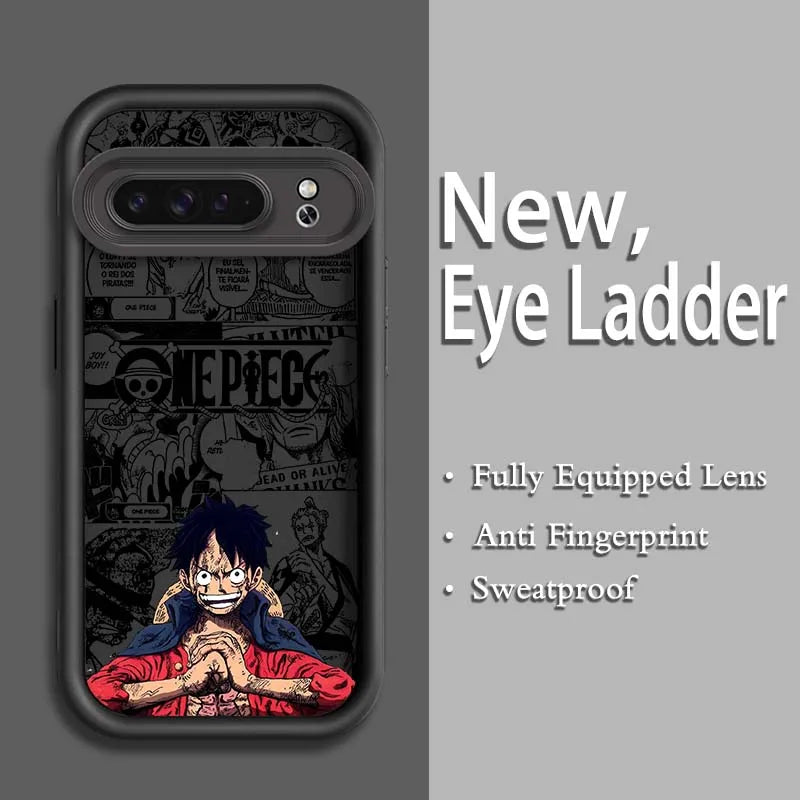 One Piece Eye Ladder Case – Shockproof Soft TPU Cover for Google Pixel 9–7A Pro/XL 5G