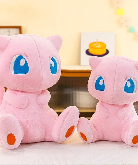 35/45CM New Pokemon Mew Plush Cute Huge Toys Pink Mew Anime Doll Cute Stuffed Plushie Gift For Children