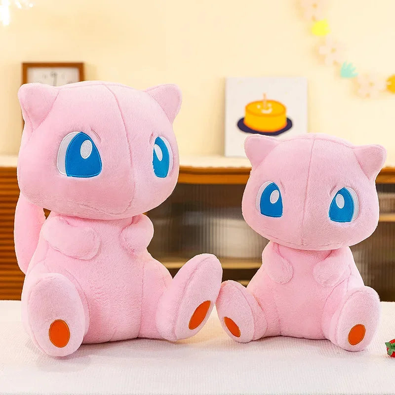 35/45CM New Pokemon Mew Plush Cute Huge Toys Pink Mew Anime Doll Cute Stuffed Plushie Gift For Children