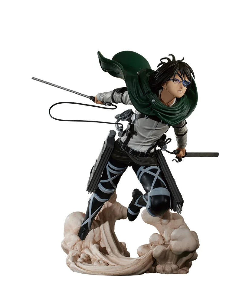 Attack on Titan Rumbling Ichiban KUJI Levi Hange Zoe Eren Mikasa Armin PVC Anime Action Figures Model Toys