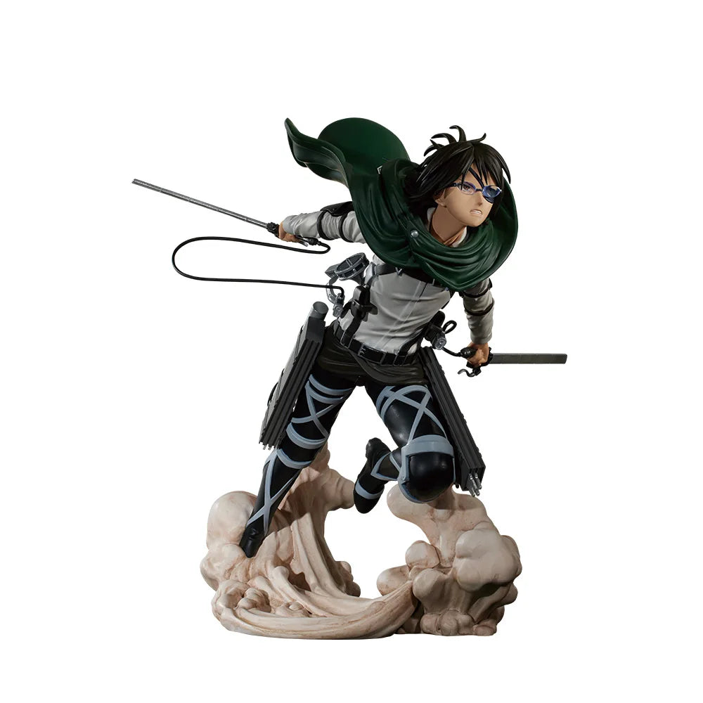 Attack on Titan Rumbling Ichiban KUJI Levi Hange Zoe Eren Mikasa Armin PVC Anime Action Figures Model Toys