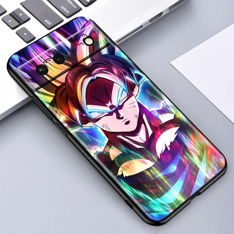 Dragon Ball Z Shockproof Silicone Case – Google Pixel 4 to 9 Series