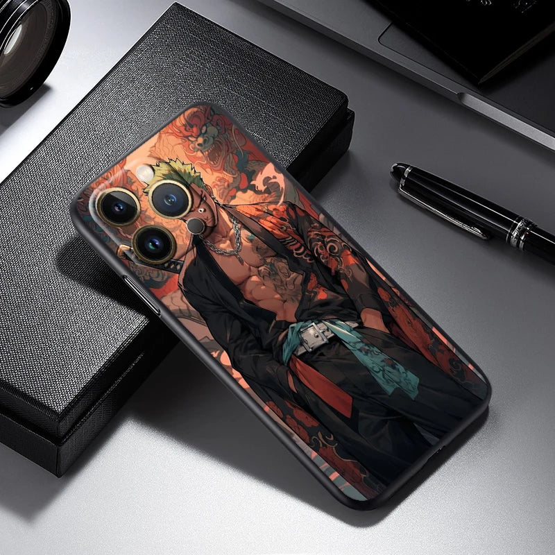 One Piece Zoro iPhone 15-7 SE Pro Max Phone Case