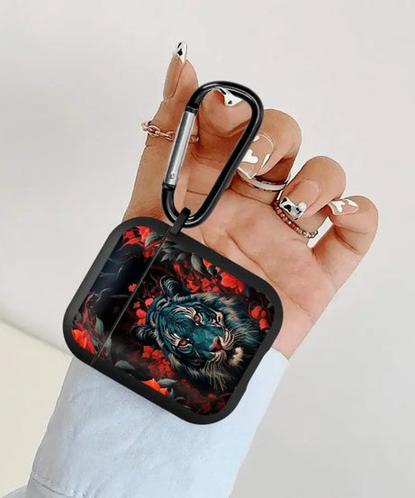 Earphone Cases Cover Case For Airpods 1 4 2 Pro 3 Pro3 Pro2 Tiger Flower Dragon