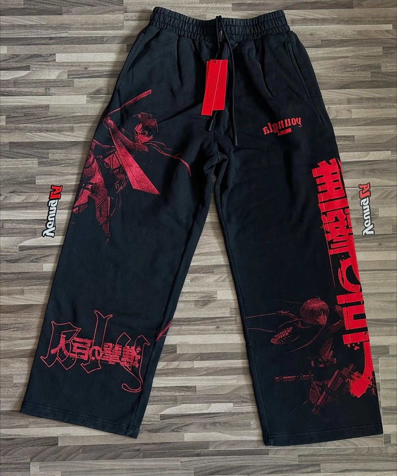 Attack on Titan Baggy Pants – Vintage Y2K Streetwear Joggers for Men & Women