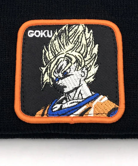 Autumn Winter Dragon Ball Knitted Cap Son Goku Vegeta  Warm Beanies Hat Adult Unisex Outdoor Embroidery Bonnet Christmas Gifts