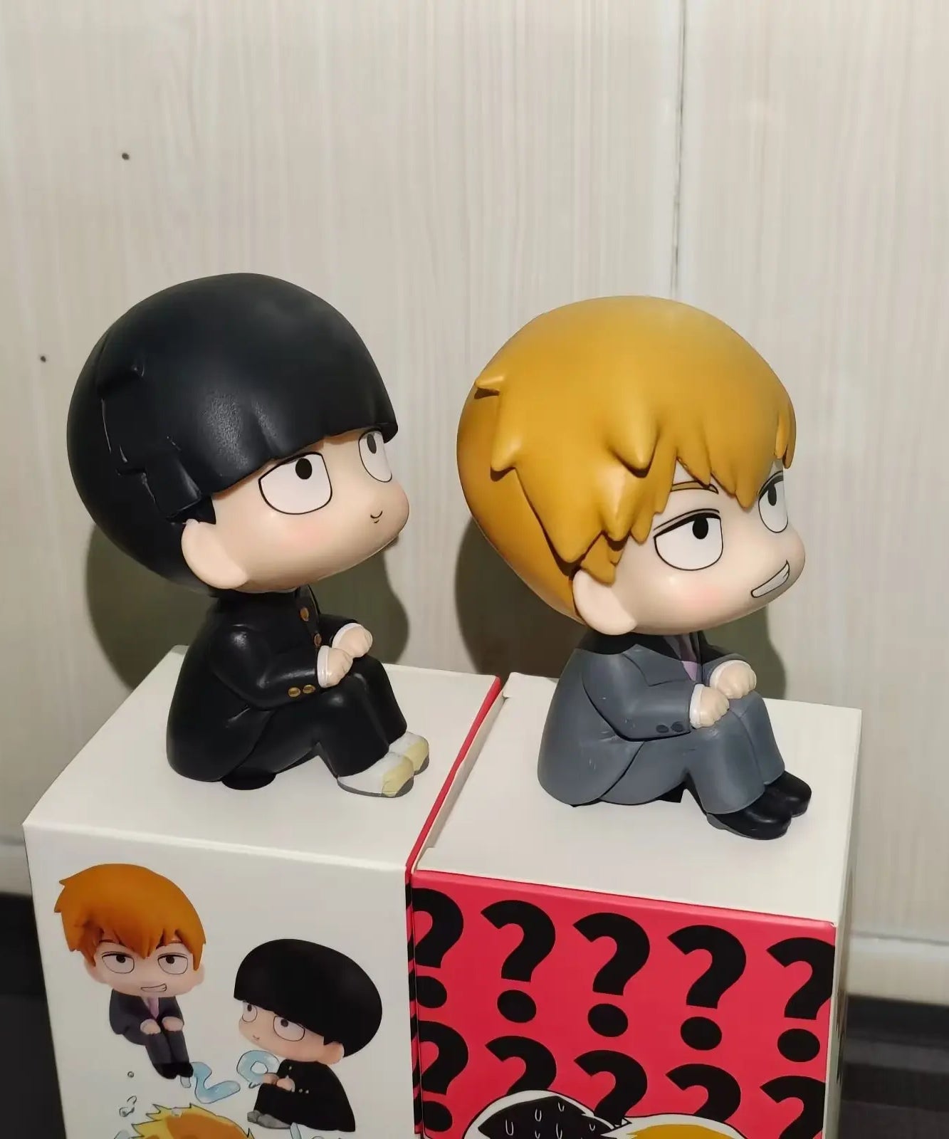10cm Mob Psycho 100 Mobu Saiko Hyaku Kageyama Shigeo Arataka Reigen Action figure toys Christmas gift with box