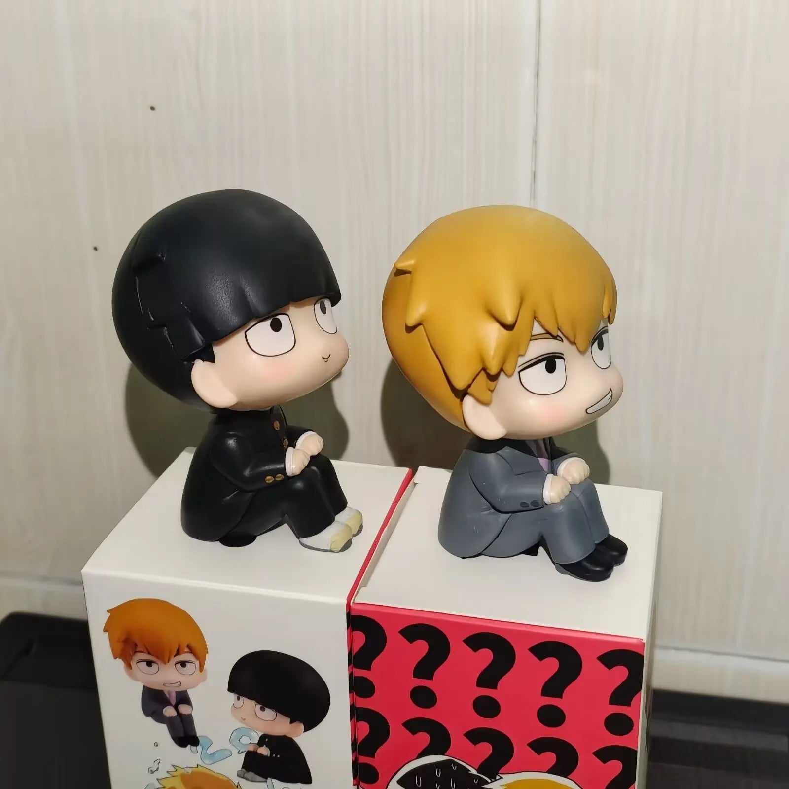 10cm Mob Psycho 100 Mobu Saiko Hyaku Kageyama Shigeo Arataka Reigen Action figure toys Christmas gift with box