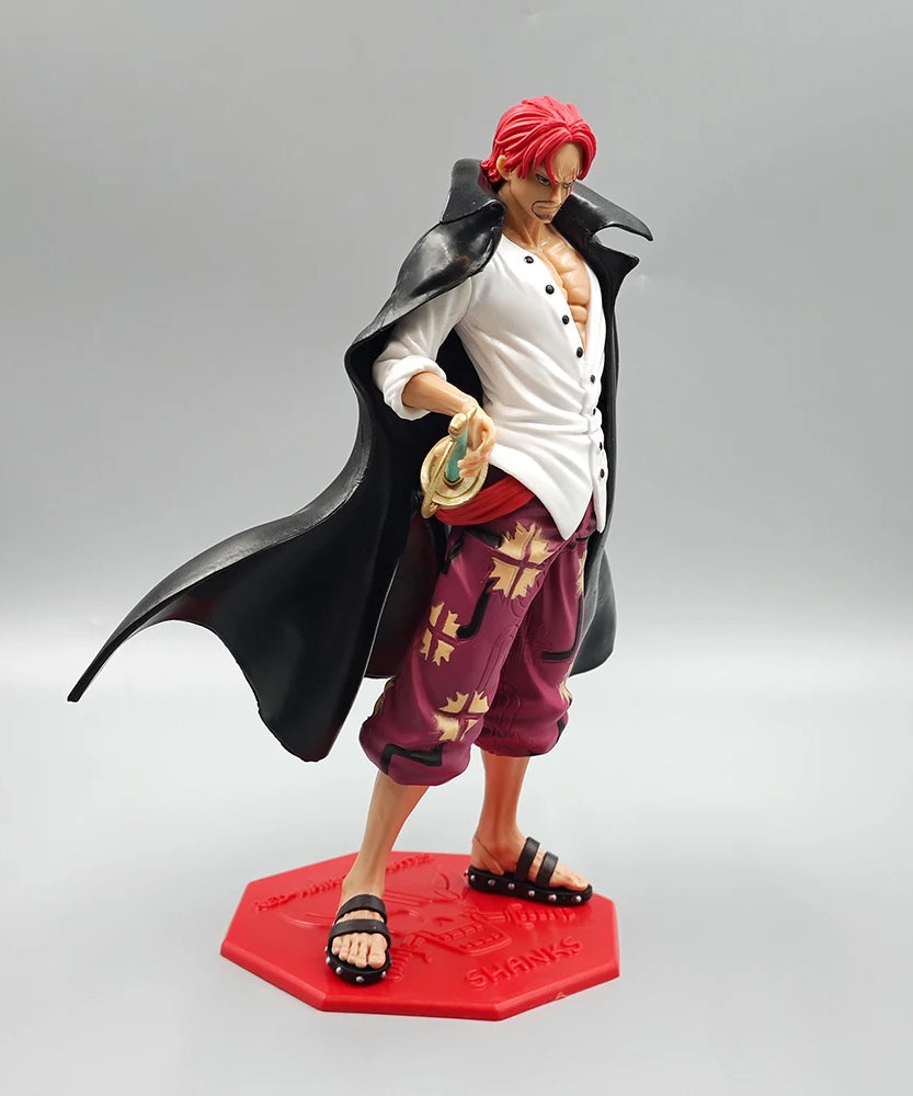 24.5cm/9.65in Anime ONE PIECE Figure Shanks Action Figures Pvc Statue Collection Model Toys Gifts