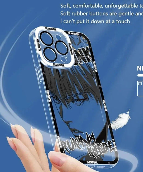 Anime Cool Slam Dunk Case For Xiaomi 13T 12T 11T 10T 14 13 12 11 Lite 5G NE POCO F6 X6 Pro X3 NFC X5 X4 GT F3 F4 F5 M6 M5S C65