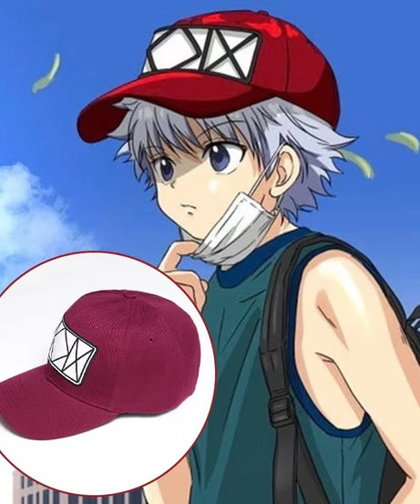 Anime Hunter x Hunter Killua Zoldyck Cosplay Baseball Cap Adult Unisex Embroidery Hat Adjustable