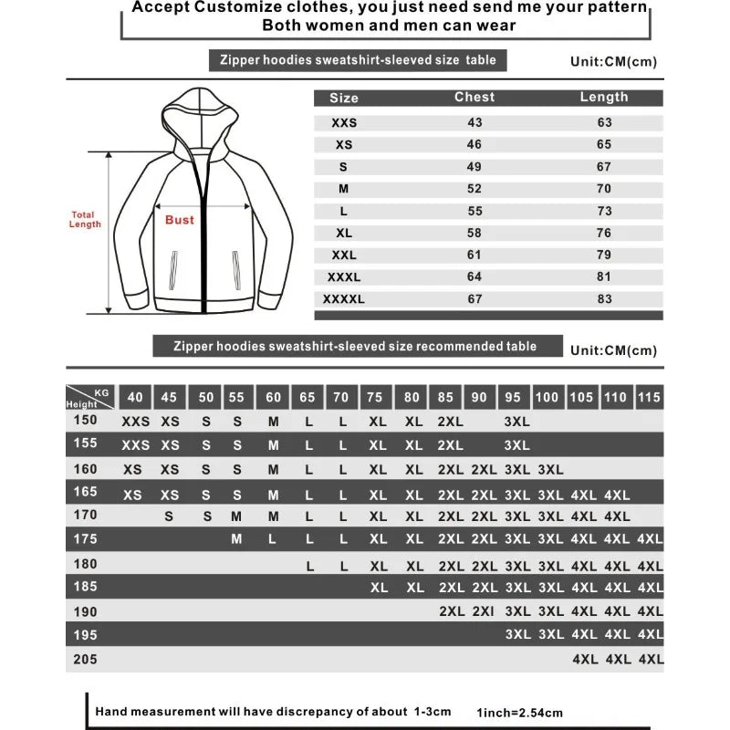 Anime Naruto Digital Print Zipper Hoodie – Casual Hooded Cardigan for Adults & Kids 6