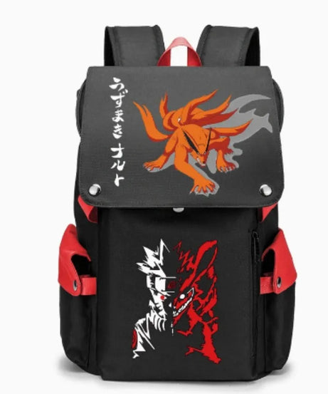 Naruto Anime Laptop Backpack – Large Capacity Travel & School Bag