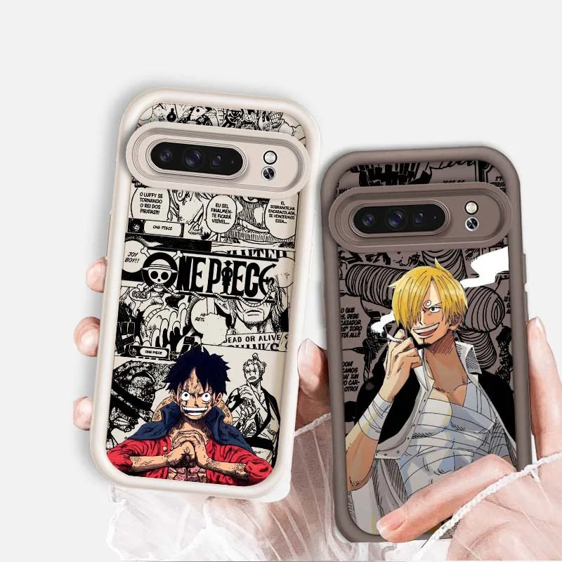 One Piece Eye Ladder Case – Shockproof Soft TPU Cover for Google Pixel 9–7A Pro/XL 5G