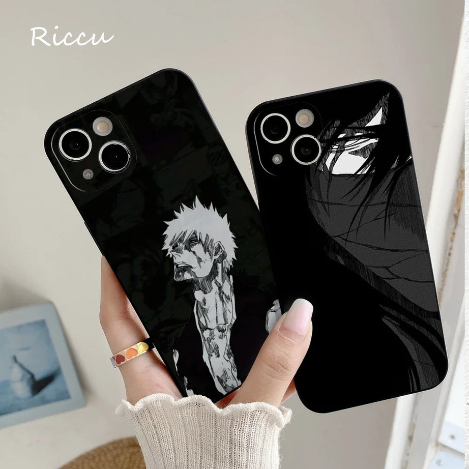 IPhone Bleach Kurosaki Ichigo Soft Case for iPhone 7 to 15 Pro Max